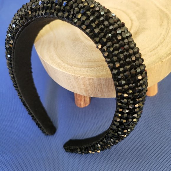 Headband with crystal beads - Picture 2 of 3